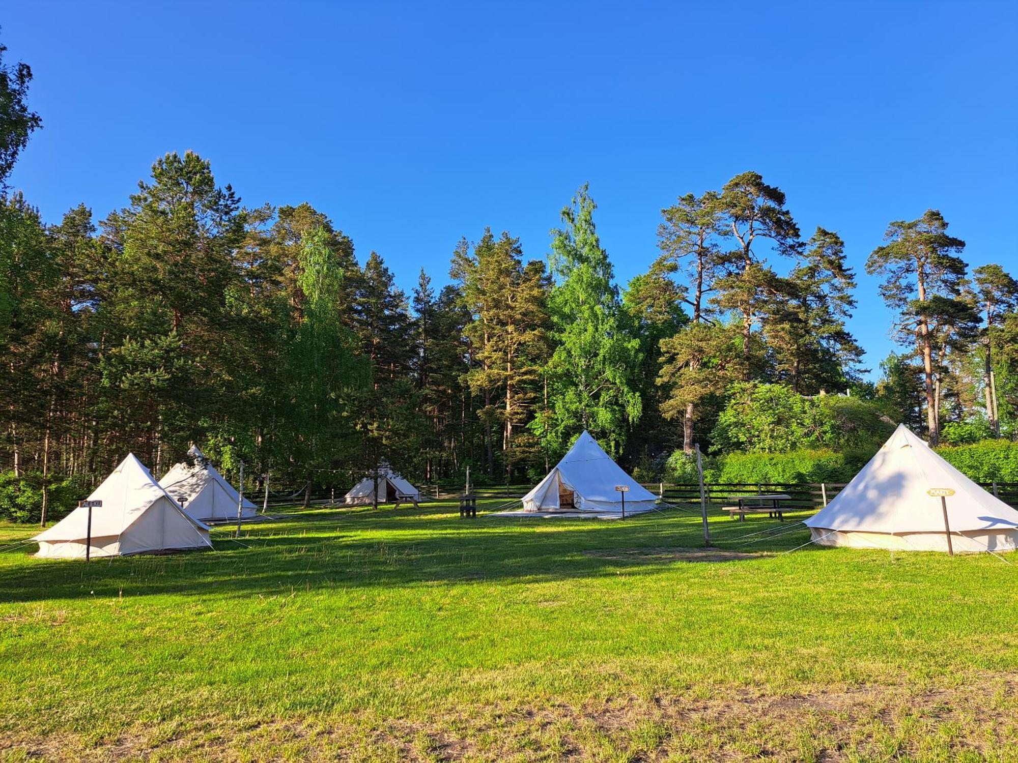 Glempings Berzciema Laguna Bērzciems Buitenkant foto
